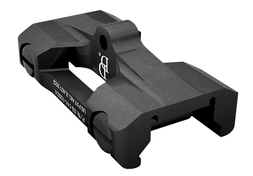 Daniel Defense Rock and Lock Picatinny Bipod Mount Adapter 1-Piece Black Anodized 6061-T6 Aluminum