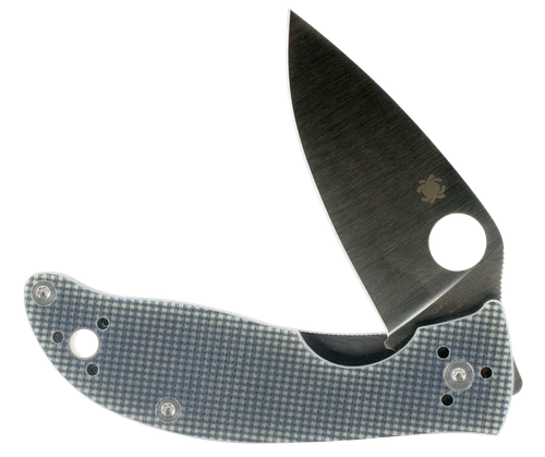 Spyderco Polestar 3.30" Folding Drop Point Plain CTS BD1 SS Blade Gray G10 Handle Includes Pocket Clip