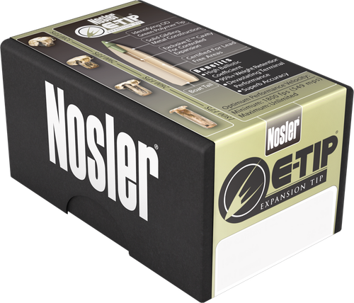 Nosler E-Tip Hunting 300 Blackout 110gr, E-Tip Lead-Free 20 Per Box