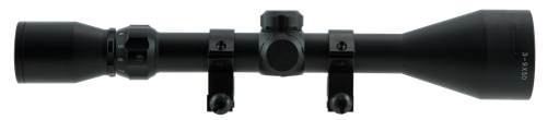 TRUGLO BUCKLINE 3-9X50mm, 1" Maintube, Duplex BDC Dot Reticle, Black, Includes Weaver Rings