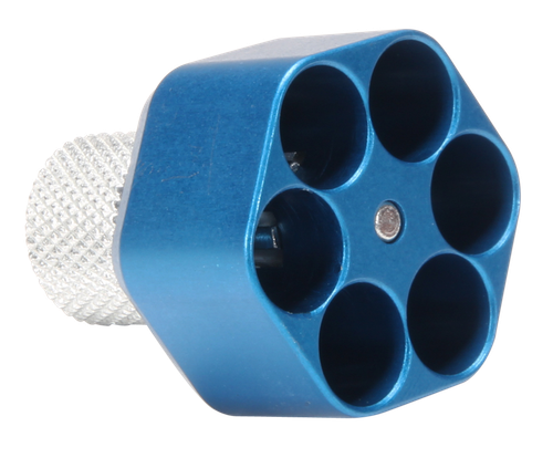 Pachmayr Speedloader, 357 Magnum, 38 Special, 6 Rounds, Fits S&W L Frame and Ruger GP100, CNC Machined from Solid Aluminum, Blued