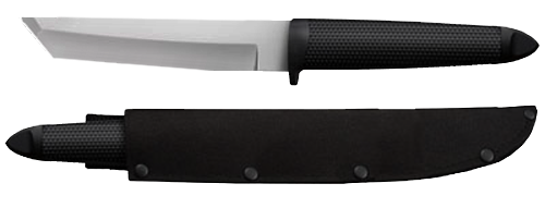 Cold Steel Tanto Lite 6" Fixed Tanto Plain 4034 Stainless Steel Blade Black Polypropylene Handle