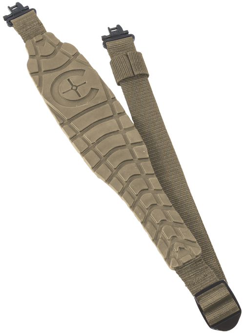 Caldwell Max Grip Sling with Flat Dark Earth, 20"-40" OAL, 2.75" W & Adjustable Design for Rifles