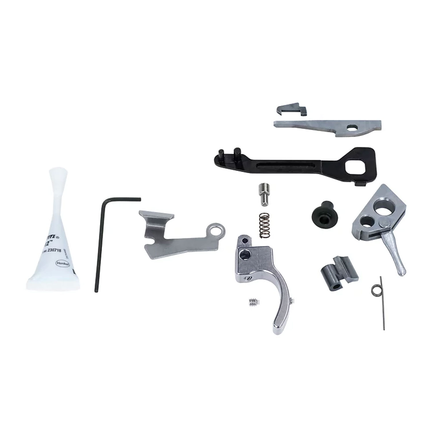 Volquartsen Pistol Competition Kit, Ruger MKII, Silver Bolt Release, Stainless Trigger