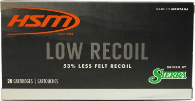 HSM 7mm Remington Mag 140 gr Low Recoil Lowrecoil 20/Box, New 7mm Remington Magnum
