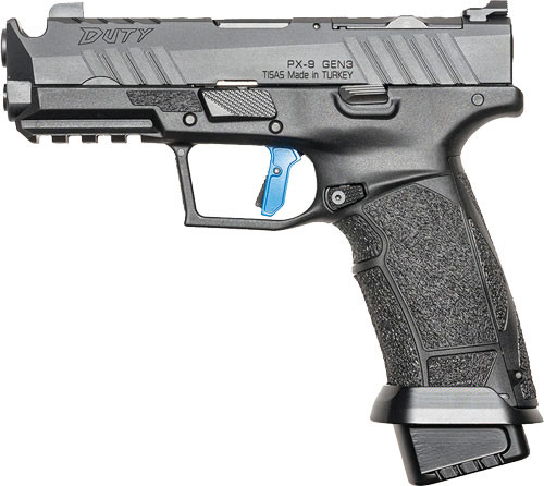 Tisas PX-9 Raptor Duty Frame 9mm 4.10" Ported Barrel, Optic Ready 20 Rd Mag