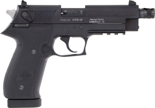 GSG FireFly 22 LR 13rd,4.90" Black Threaded Barrel Black Aluminum Serrated Slide Black Aluminum Frame Picatinny Rail Textured Grip