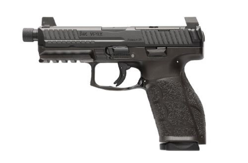 HK VP9A1 X Tactical Optics Ready 9mm, 4.70" Threaded, Black, 2x15rd Mags