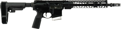 Faxon Pro AR15 6mm ARC, 12.5" Threaded Barrel, Black, Picatinny, M-Lok Handguard, SBA3 Brace, Ergonomic Grip, 10rd