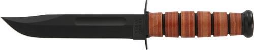 Ka-Bar US Navy, Leather Sheath, Straight Edge