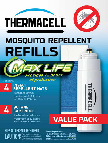 Thermacell L-4 Max Life Repellent Refills 48hours