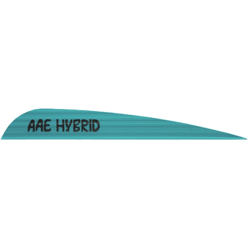 AAE AAE Hybrid 40 Vanes Teal 50 pk. HY40TL50
