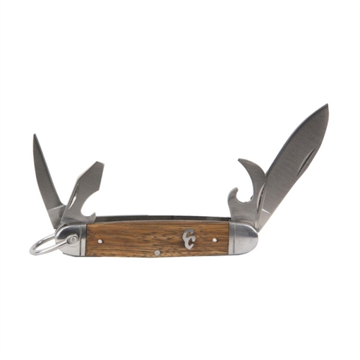 ABKT Cattleman Sagebrush Trailscout Multitool 2-1/5" Blade Zebrawood CC0093ZW