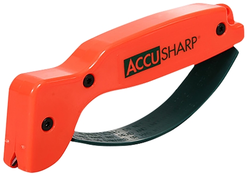 AccuSharp Sharpener Hand Held Tungsten Carbide Sharpener Orange 014C