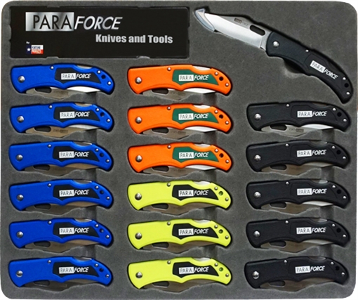 ACCUSHARP PARAFORCE LOCK BACK KNIFE SET 18 KNIVES PER DISPLY 801LBKS