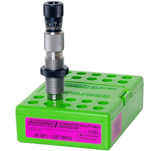 Redding 38 SPECIAL/357 MAGNUM ADJUSTABLE PROFILE CRIMP DIE 31282