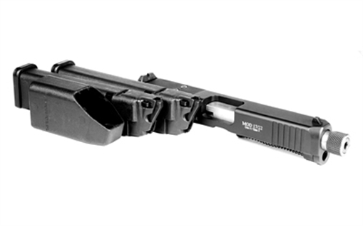 Advantage Arms Conversion Kit, 17-22G5-MOD, 22 LR, 4.49" Threaded Barrel, Fits Glock 17/22 Gen 5, Optics Ready, Black, Fixed Sights, 15 Rounds, 2 Magazines AAC17-22G5-MOD