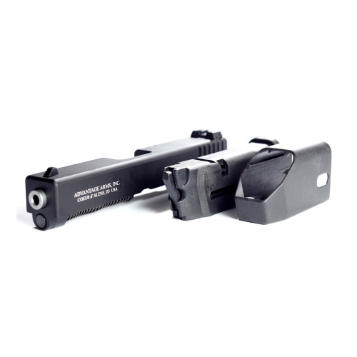 Advantage Arms Conversion Kit, 22LR, 4.49" Barrel, Fits Glock 17/22, Black 1-10Rd Magazine, Includes Range Bag AAC17-22G3