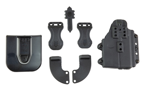 Alien Gear Holsters Photon Holster, Fits GLOCK 43/43X with TLR-6/Nightstick 11G/11W, Polymer Construction, Black, Ambidextrous PHO-0759-L1-D