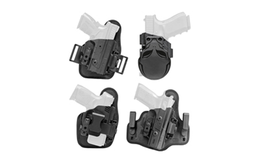 Alien Gear Holsters Core Carry Package, 1.5" Belt Slide Holster, Black, Fits 5" 1911, Standard Clips, Right Hand SSHK-0007-RH-D