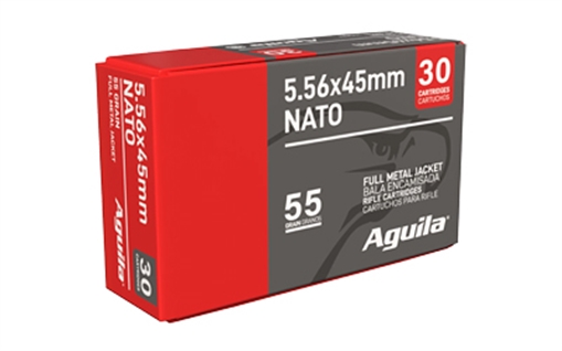 Aguila 5.56x45mm NATO 55 gr Full Metal Jacket 450 Per Box/5 Case 1E556155
