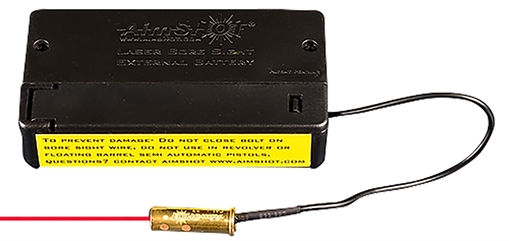 AIMSHOT BORE SIGHT .22LR W/ EXTERNAL BATTERY BOX RED BSB22