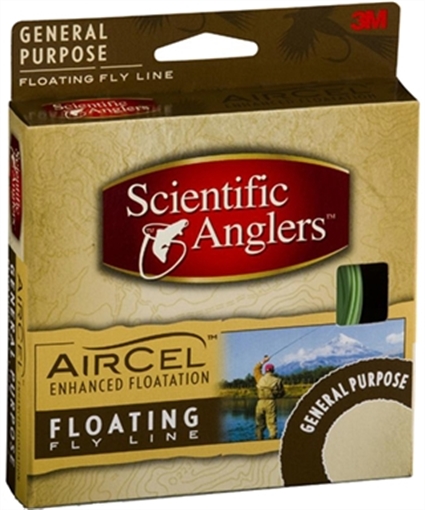 AIRCEL FLYLINE CEL FLY LINE LEVEL GRN FLOATING 24 YARDS L-5-F
