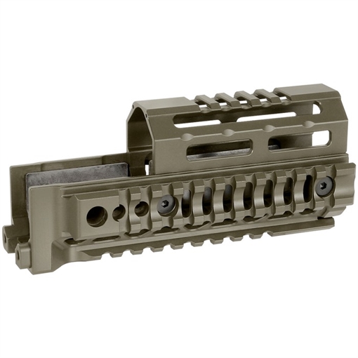 Midwest Industries AK ALPHA SERIES QUAD RAIL HANDGUARD 6.0'' - ODG MI-AK-ALPHA-QR-6-ODG