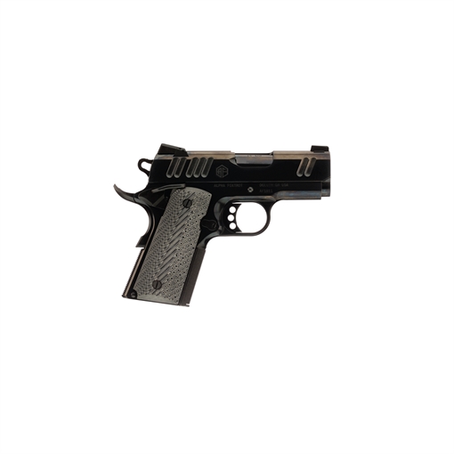 Alpha Foxtrot 1911 Handgun 9mm Luger 9rd Magazine 3.25" Barrel Polished DLC Finish -GGC AA02X1AND-PDBK08