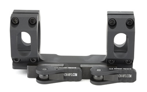 American Defense Mfg. AD-Recon-SL Scope Mount, Dual Quick Detach, Vertical Spit Rings, 30MM, Low Height, Black AD-RECON-SL-30-STD