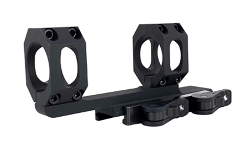 American Defense Mfg. AD-Recon Scope Mount, Dual Quick Detach, Vertical Spit Rings, 2" Offset, 34MM, Standard Height, TAC Aluminum Levers, Black AD-RECON-34-TAC
