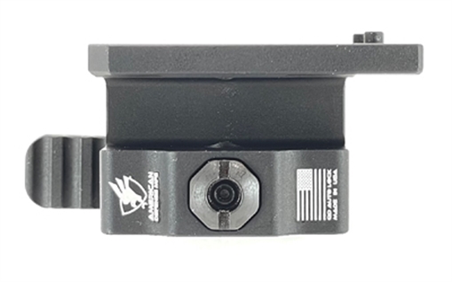 American Defense Mfg. AD-AEMS, Quick Detach Mount, 1.93" High, Anodized Finish, Black, Fits Holosun AEMS AD-AEMS-H-STD