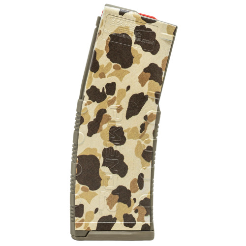 Amend2 AR-15Magazine, 5.56mm, 30rd, Fits AR s, Polymer, Red Follower, Desert Frogskin Pattern