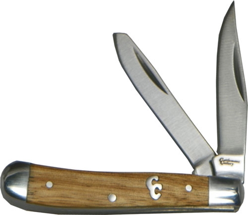 ABKT CATTLEMANS CUTLERY SAGE BRUSH PEANUT 2-BLADE ZEBRAWOOD CC0006ZW