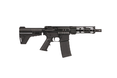 ATI MilSport AR15 Pistol 5.56mm/223 7.50" Barrel, W/Adj Brace, 7" M-Lok Handguard, Matte Black, 30rd
