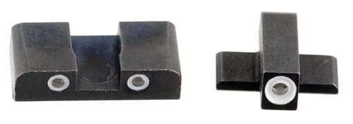 AmeriGlo Classic Tritium Sight Set for Sig Sauer Green Tritium White Outline Front Sight-Green Tritium White Outline Rear Sight SG161