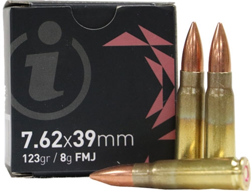 IGMAN BRASS CASE AMO 7.62X39 FMJ 15RD BOX (56 BOX CASE) 3877002037108 762X39123FMJ-I15