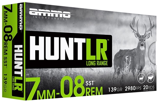 AMMO INC HUNTLR AMO 7MM-08 REM 139GR SST 20RD ( 10 BOX CASE) 7MM08139SST-A20 7MM08139SSTA20