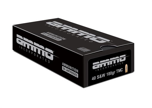 Ammo Inc Signature .40 S&W Handgun Ammo - 180 Grain TMC 50rd Box 40180TMC-A50
