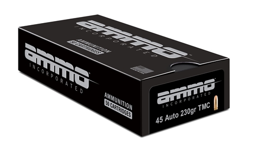 Ammo Inc Signature .45 ACP Handgun Ammo - 230 Grain TMC 50rd Box 45230TMC-A50