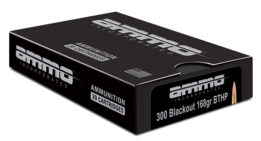 Ammo Inc Signature Match .300 Blackout Rifle Ammo - 168 Grain BTHP 20rd Box 300B168BTHP-A20