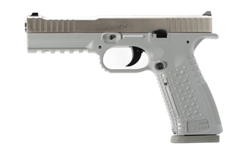 American Precision Firearms Strike One, Semi-automatic, Striker Fired, Full Size, Polymer Frame Pistol, 9MM, 5" Barrel, No Manual Safety, Cerakote Finish, Silver, 10 Rounds, 2 Magazines AFS1-9-SL-10