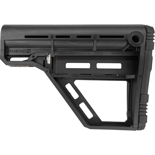 Amend2 Modular Stock, For AR-15 MilSpec Buffer Tube, M-LOK Compatible, Black A2AMSBASEBLK
