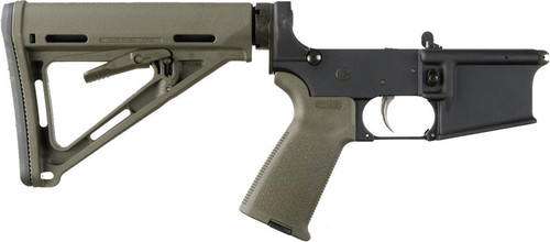 Anderson AM-15 Complete Lower, Magpul Parts Kit, Magpul Buttstock, Buffer Tube, ODG