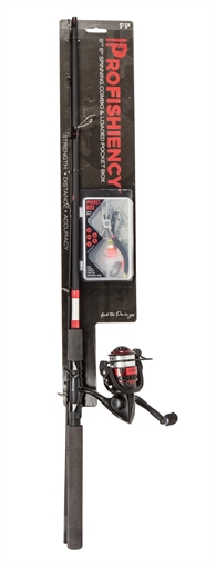 ANYTHING POSSIBLE LLC 5'6" 2PC SPINNING COMBO W/ POCKET BOX PROCARDEDSPIN56