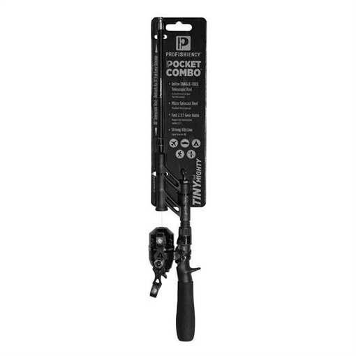 ANYTHING POSSIBLE LLC TINY POCKET 18" TANGLE-FREE COMBO BLACK TINYPCBLK