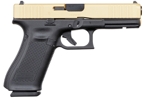 Apollo Custom Glock 17G5 9MM 17RD GOLD SLIDE ACG-57017