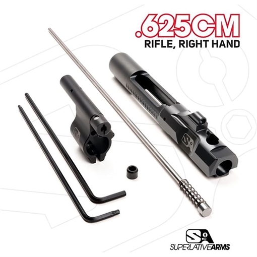 Superlative Arms Llc AR-15 ADJ PISTON SYSTEM W/CLAMPON .625'' GAS BLOCK RIFLE RH SABO-PS-RFD-R625CM