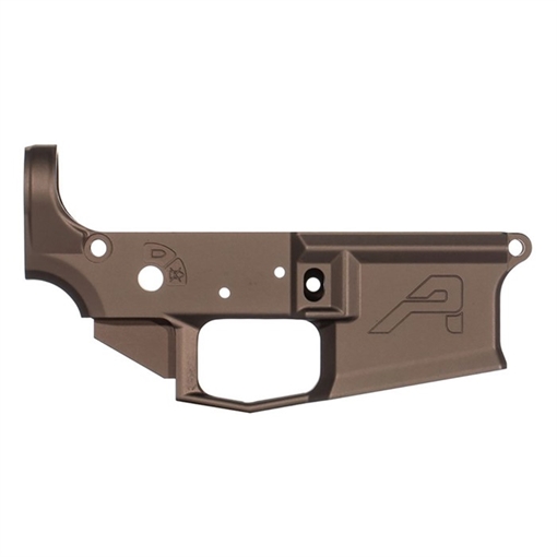 Aero Precision M4E1, Semi-automatic, Stripped Lower Receiver, 223 Remington/556NATO, Anodized Finish, Kodiak Brown APAR600025C