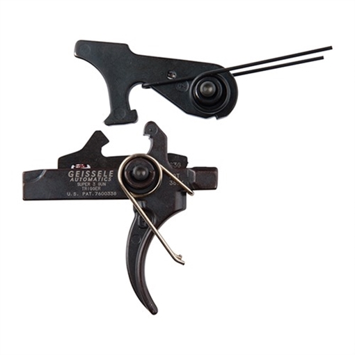 Geissele Automatics S3G SUPER-3-GUN HYBRID 2-STAGE CURVED TRIGGER FOR AR-15 05-152